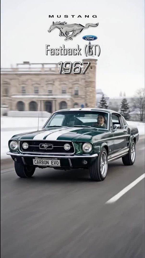 1964–2024 Ford Mustang Evolution 🐎