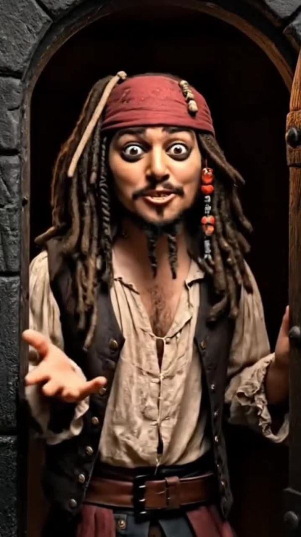 Tour Of Black Pearl Pirate Ship With Jack Sparrow #pirates #pirateship #jacksparrow #dreamscreenai