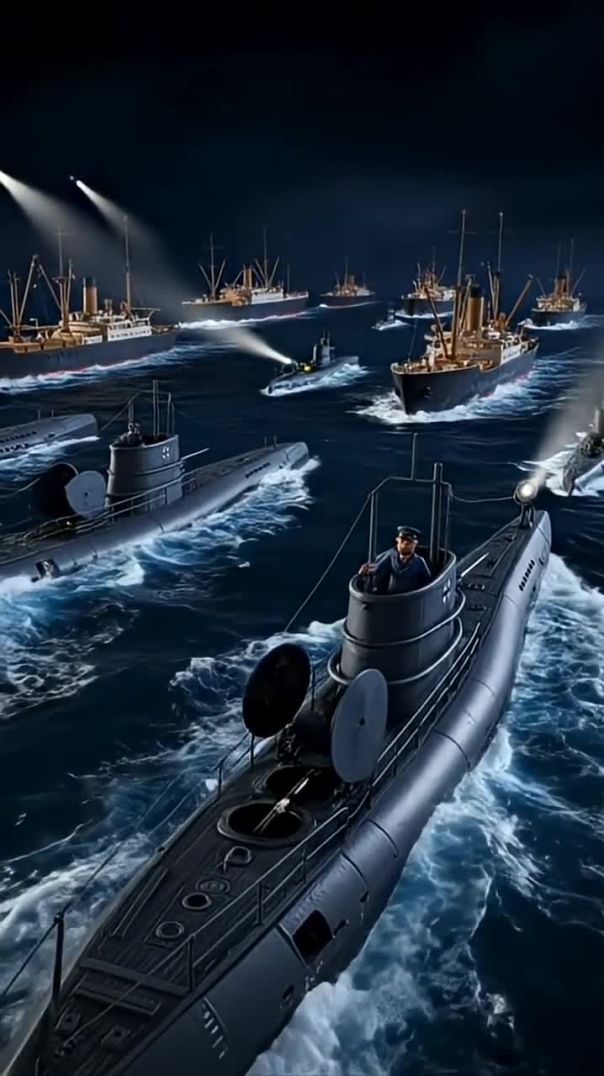 Uboat Wolf Pack #dreamscreenai #war #history #shorts #short #viral #ww2 #waitforend #waitforit #new