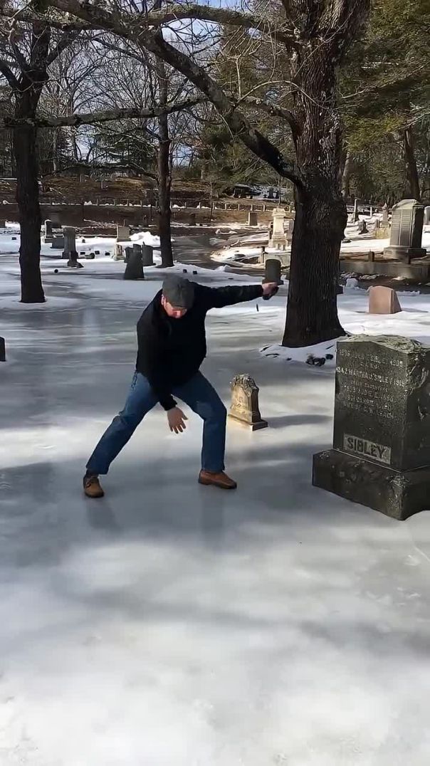 Winter Slippery Fun ❄️😂