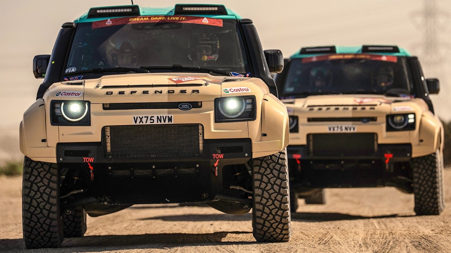 Land Rover Defender at the Dakar Rally