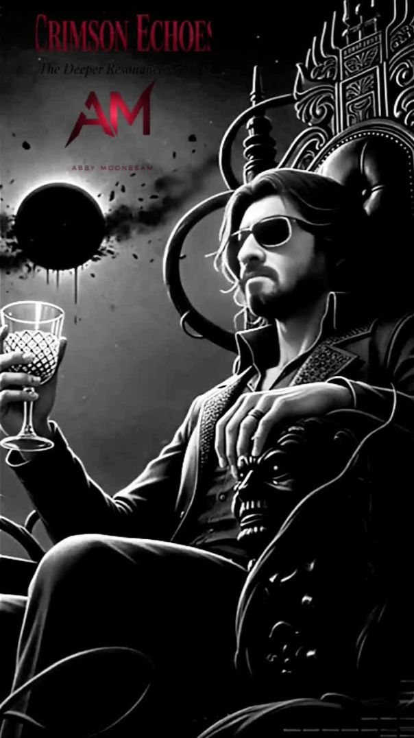 'Embracing The Crimson Echoes', #abboonbeam #electronicrockstar #crimsonechoes