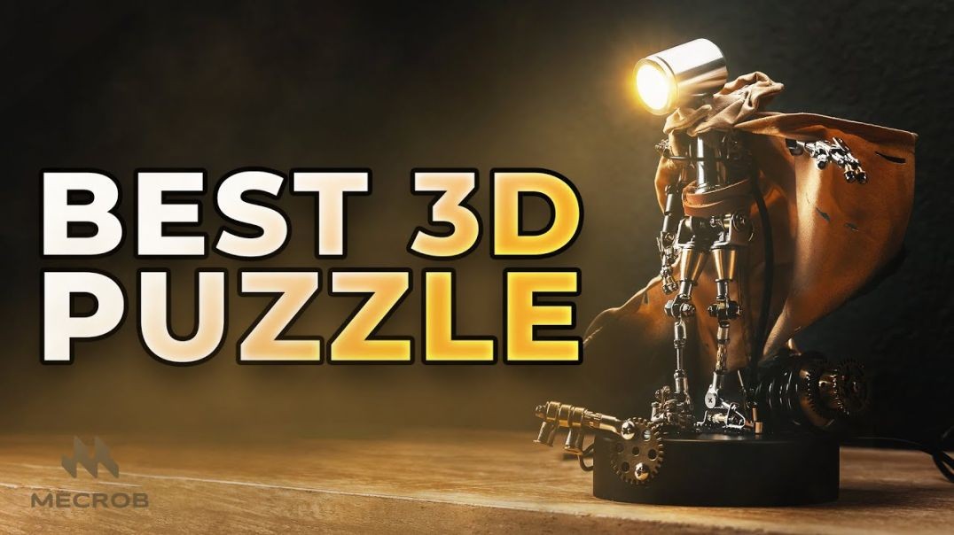3D Puzzle Figure Light Mecrob Kit – Review & Build