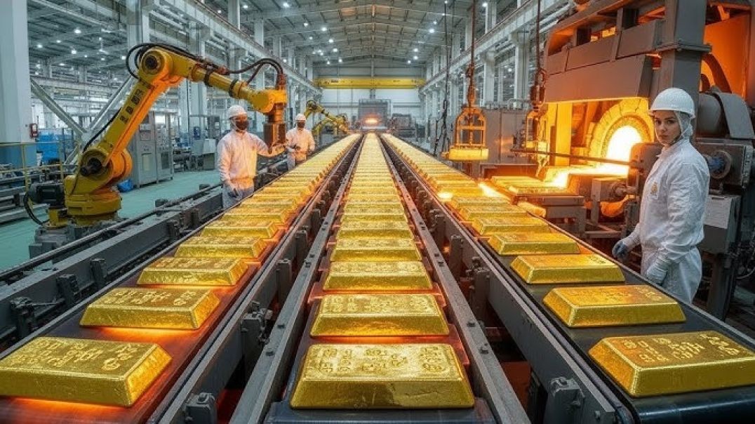 Inside the 24K Gold Factory: From Ore to Gold Bars