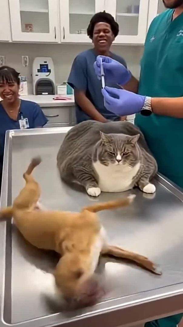 Chihuahua’s Scream Cut Off by Cat 😂🐶🐱