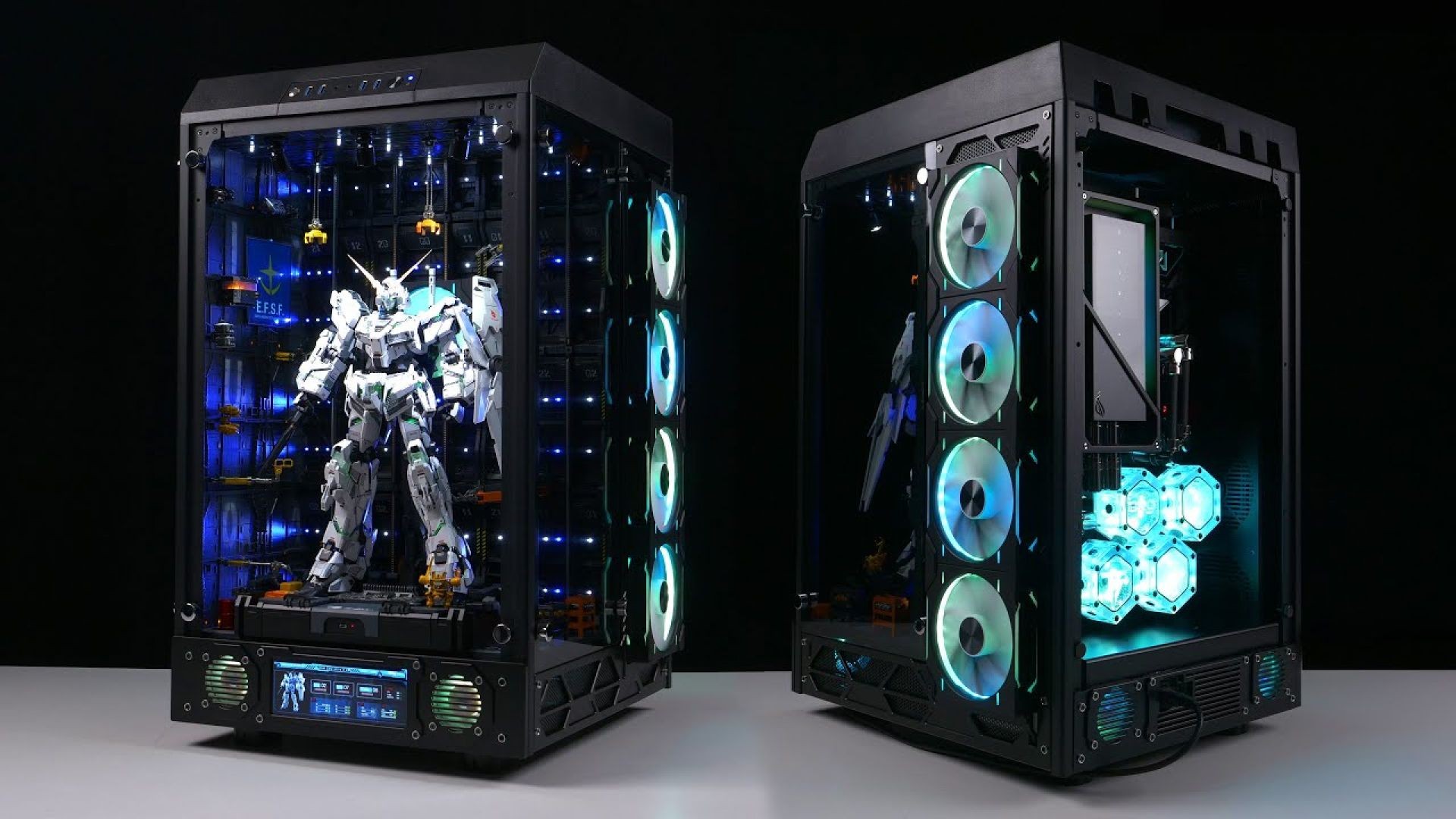 Unicorn Gundam Water-Cooled PC Build – Intel Core Ultra 9 285K & ROG Matrix RTX 4090 in Thermaltake Tower 900