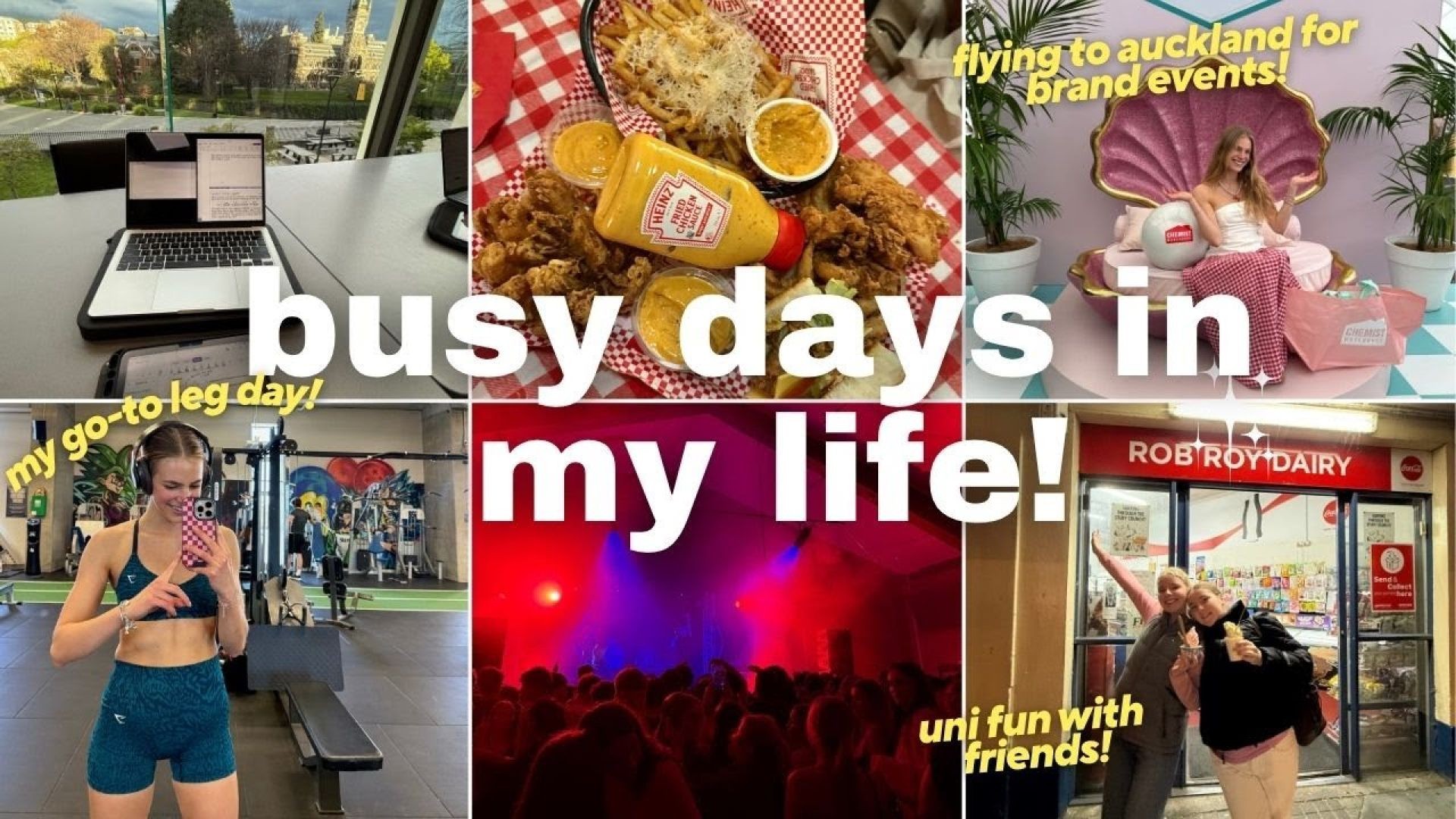 Auckland to Dunedin Vlog – Travel, Gym Workout & Nightlife Experience