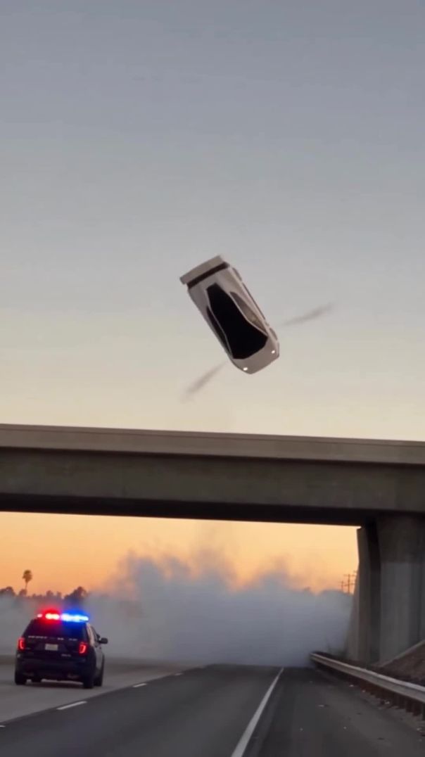 Just Robbed a Bank… Can the New Tesla Roadster Help You Fly Away? 😂🚀