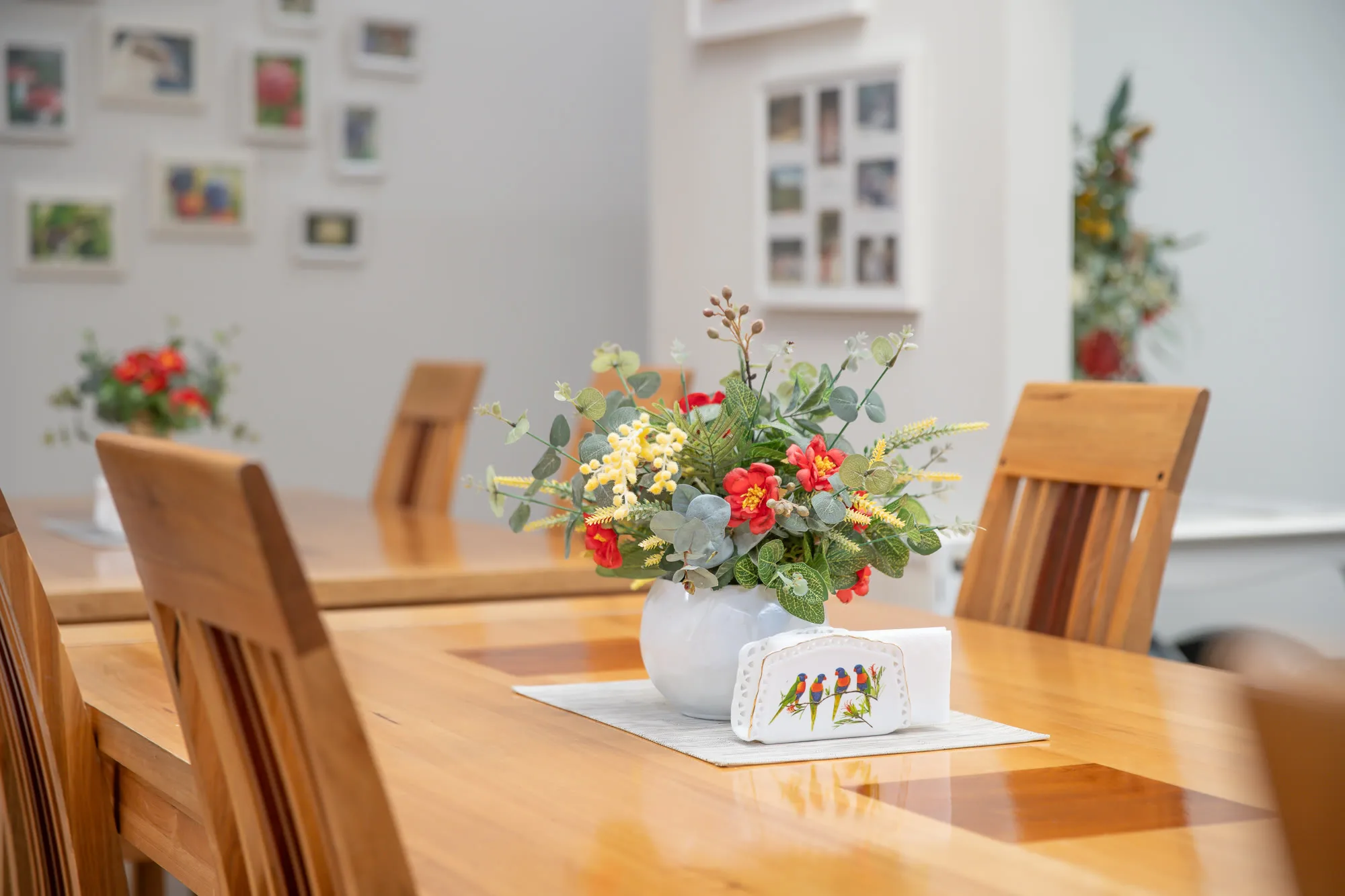 Dining space at Cedarvale Kangaroo Valley