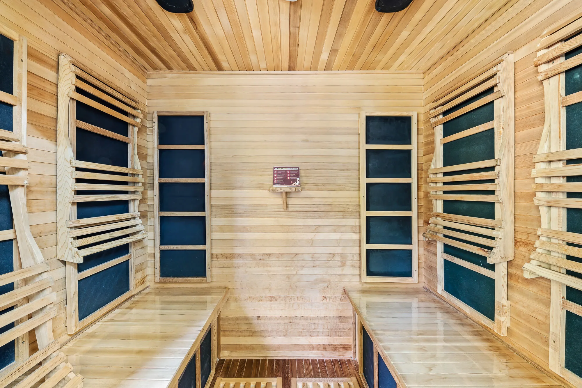 Far infrared sauna at Cedarvale NSW