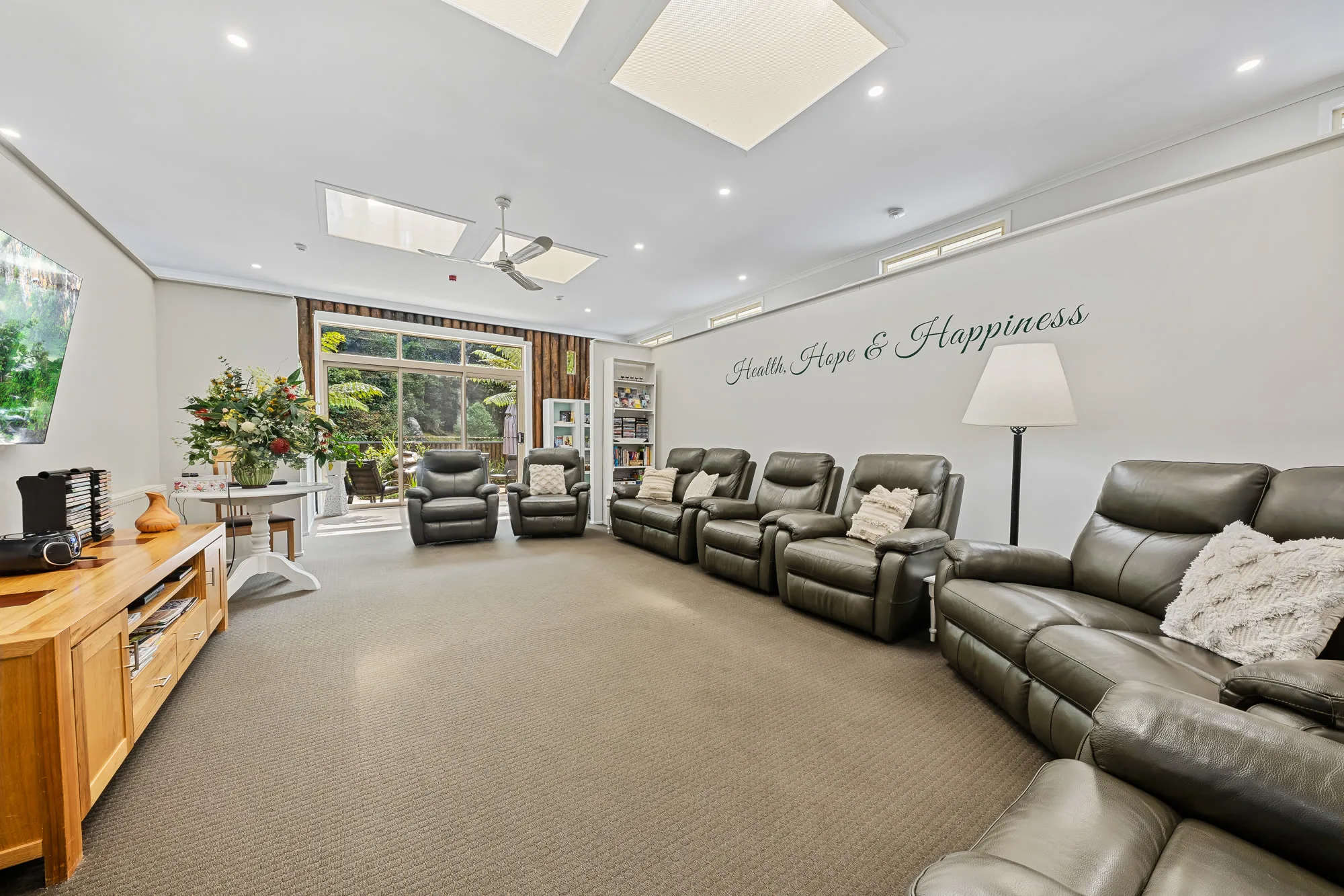 Comfortable lounge area for guests