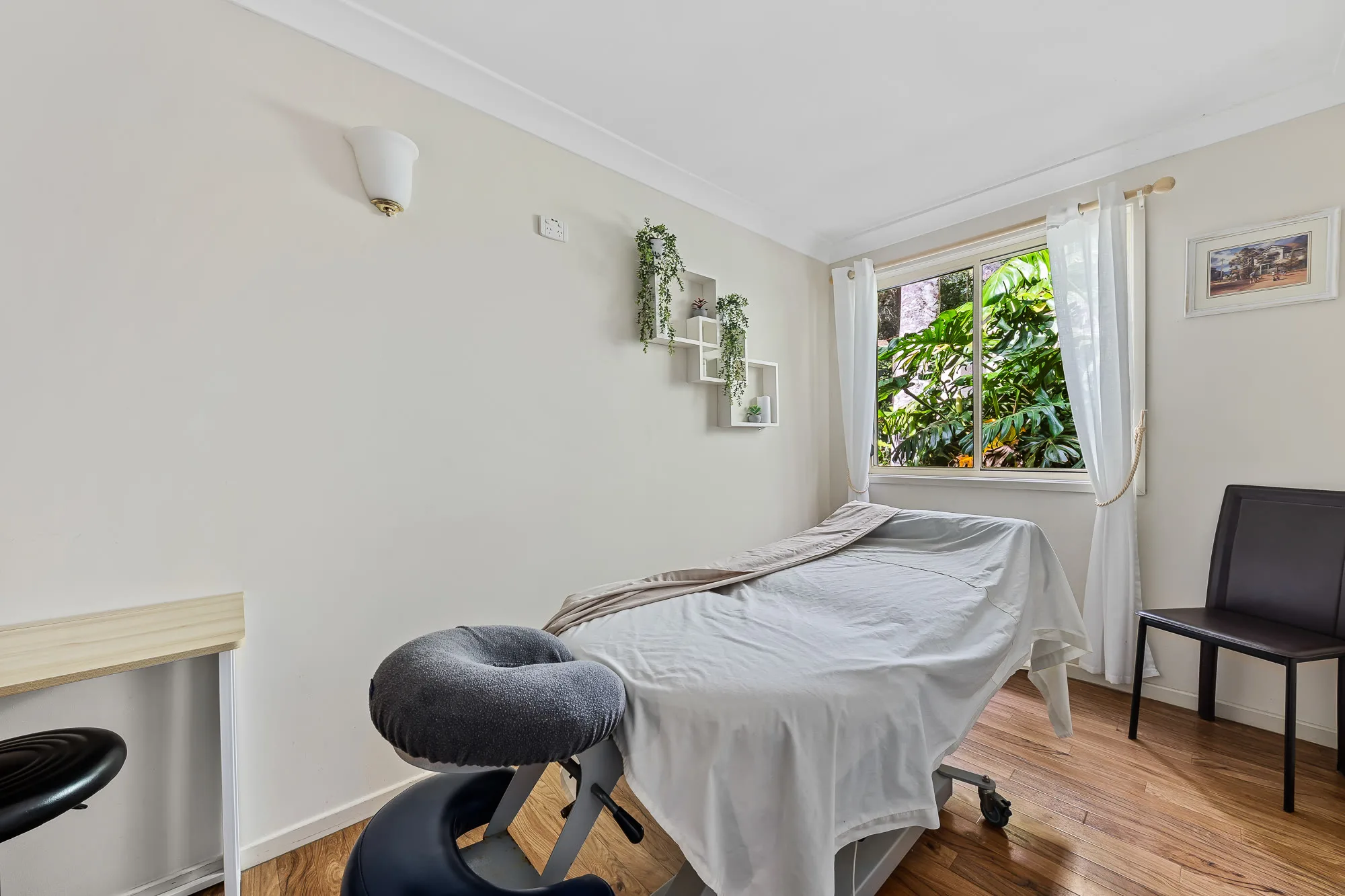 Massage treatment room