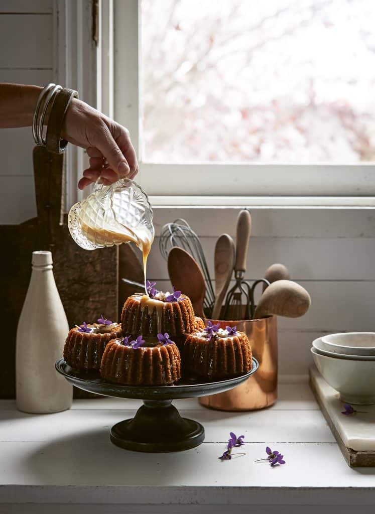 Quince Hummingbird cake from A Plant-Based Farmhouse by Cherie Hausler