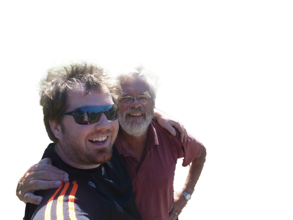 Craig and his father, Peter Sisterson
