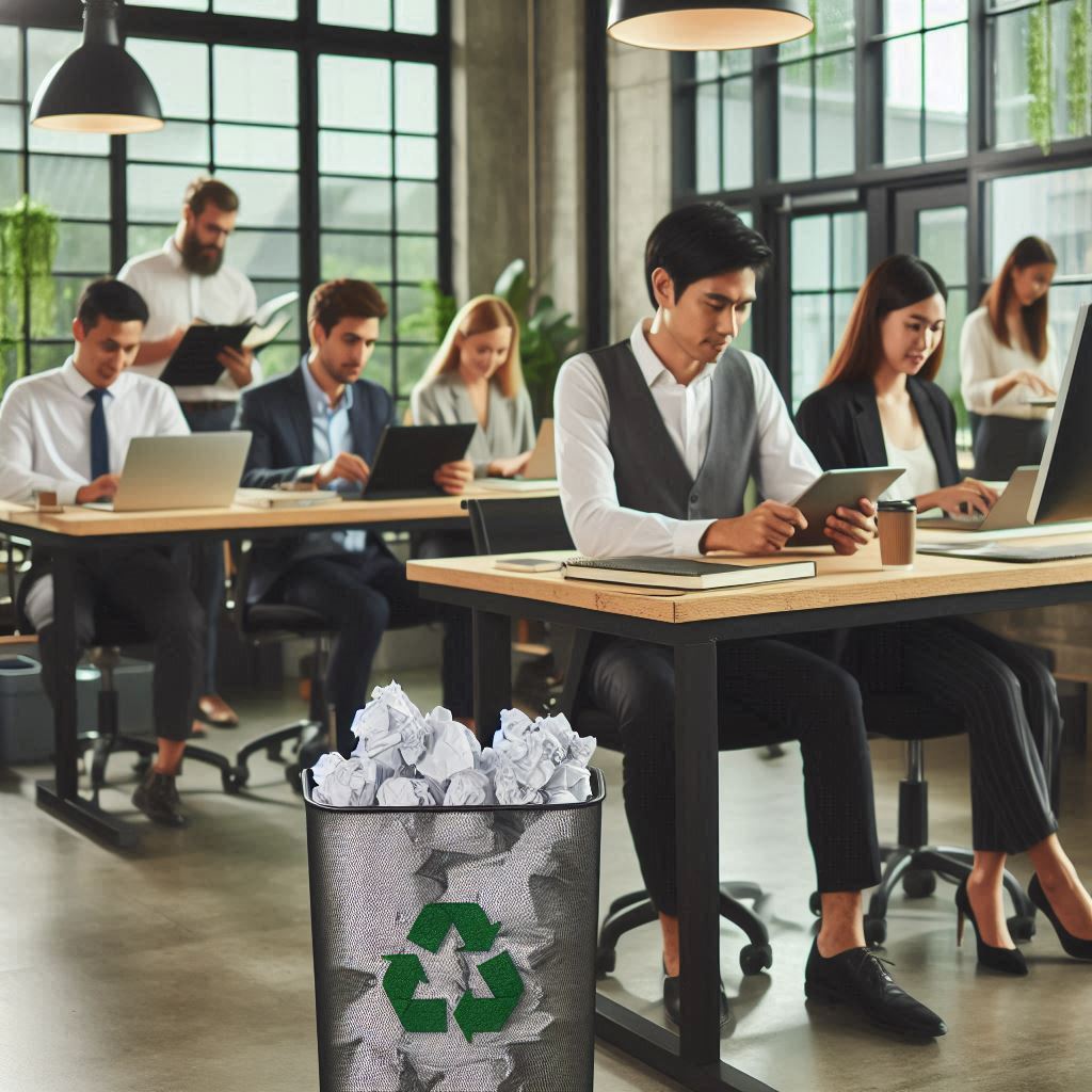 Promoting paperless office practices