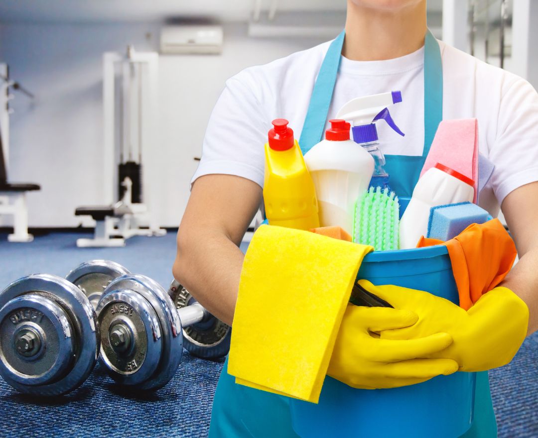 What does a gym cleaner do?